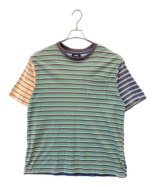 stussy（ステューシー）stussy (ステューシー) stussy　ポケットTシャツ グリーン サイズ:Mの古着・服飾アイテム