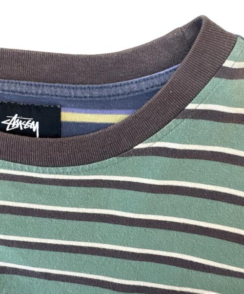 stussy（ステューシー）stussy (ステューシー) stussy　ポケットTシャツ グリーン サイズ:Mの古着・服飾アイテム