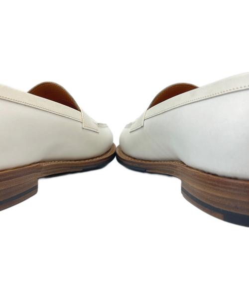 Jalan Sriwijaya（ジャランスリウァヤ）Jalan Sriwijaya (ジャランスリウァヤ) Jalan Sriwijaya　コインローファー ホワイト サイズ:6の古着・服飾アイテム