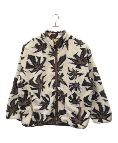HUF（ハフ）HUF (ハフ) HUF  フリースジャケット ホワイト サイズ:XXLの古着・服飾アイテム