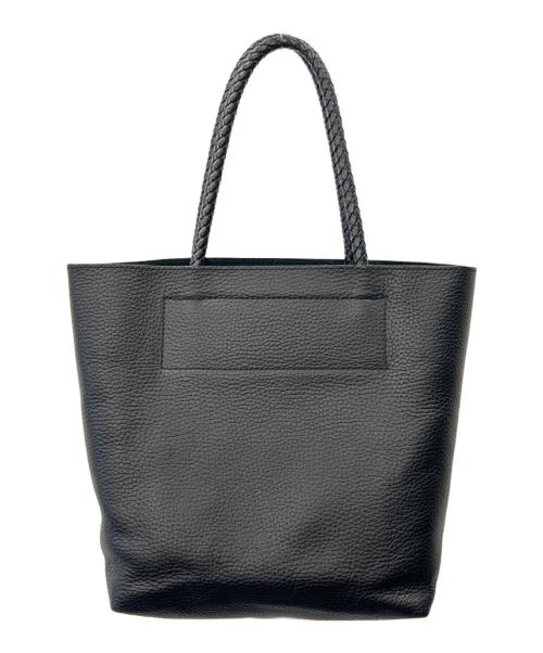 HIROFU（ヒロフ）HIROFU (ヒロフ) HIROFU　チェスタ　レザートートバッグ ブラックの古着・服飾アイテム