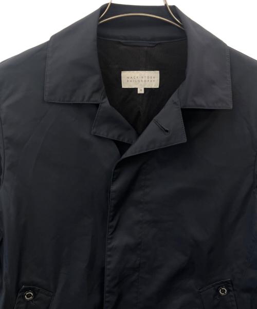 MACKINTOSH PHILOSOPHY（マッキントッシュ フィロソフィー）MACKINTOSH PHILOSOPHY (マッキントッシュ フィロソフィー) MACKINTOSH PHILOSOPHY　ステンカラーコート ネイビー サイズ:38の古着・服飾アイテム