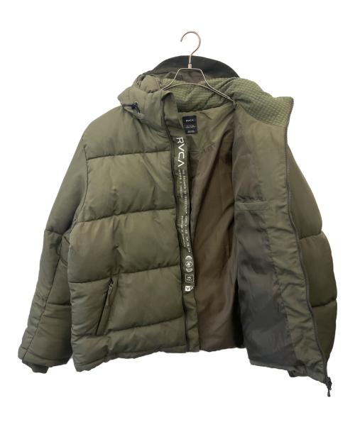 RVCA（ルーカ）RVCA (ルーカ) RVCA　パファージャケット オリーブ サイズ:XLの古着・服飾アイテム