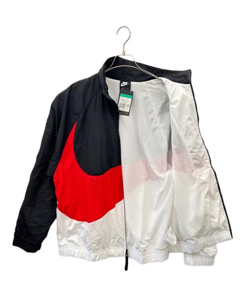 NIKE（ナイキ）NIKE (ナイキ) NIKE　ナイロンジャケット ホワイト×レッド サイズ:XL 未使用品の古着・服飾アイテム