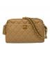CHANEL（シャネル）の古着「CHANEL　マトラッセ　チェーンショルダーバッグ　結びチェーン」｜ベージュ