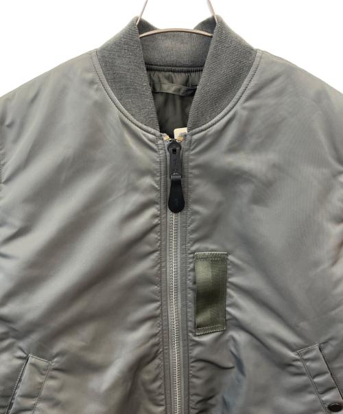 ALPHA（アルファ）ALPHA (アルファ) ALPHA 　MA-1ジャケット グレー サイズ:Ｍの古着・服飾アイテム