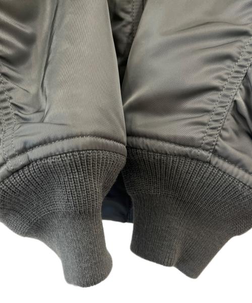 ALPHA（アルファ）ALPHA (アルファ) ALPHA 　MA-1ジャケット グレー サイズ:Ｍの古着・服飾アイテム