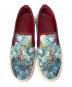 GUCCI (グッチ) GUCCI  GGブルームス スリッポン ブルー×レッド サイズ:38：20000円