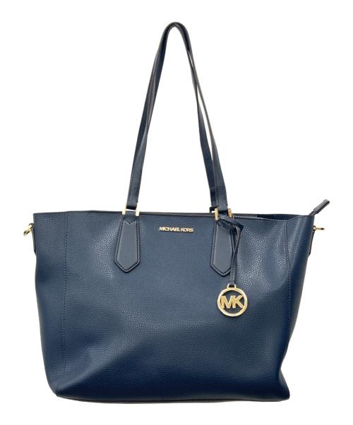 MICHAEL KORS（マイケル・コース）MICHAEL KORS (マイケルコース) MICHAEL KORS　35H0GKFT9T　トートバッグ ネイビーの古着・服飾アイテム