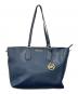 MICHAEL KORS（マイケルコース）の古着「MICHAEL KORS　35H0GKFT9T　トートバッグ」｜ネイビー