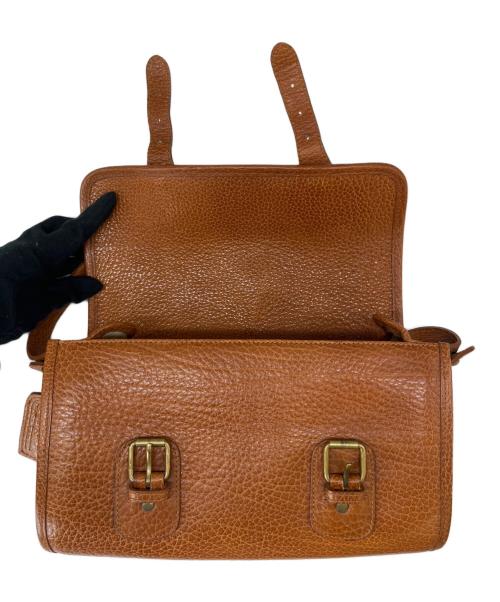 RALPH LAUREN（ラルフローレン）RALPH LAUREN (ラルフローレン) RALPH LAUREN　レザーショルダーバッグ ブラウンの古着・服飾アイテム