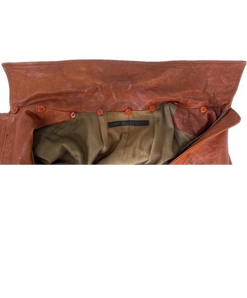 ESTNATION（エストネーション）ESTNATION (エストネーション) ESTNATION　ラムレザージャケット ブラウン サイズ:1の古着・服飾アイテム