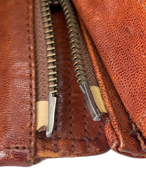 ESTNATION（エストネーション）ESTNATION (エストネーション) ESTNATION　ラムレザージャケット ブラウン サイズ:1の古着・服飾アイテム