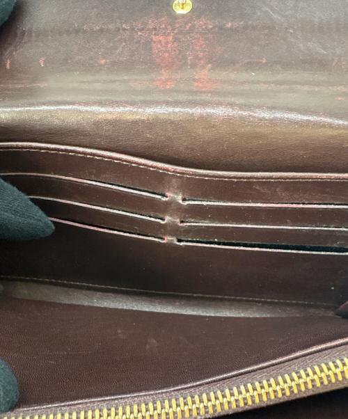 LOUIS VUITTON（ルイ ヴィトン）LOUIS VUITTON (ルイ ヴィトン) LOUIS VUITTON　ヴェルニ　ポルトフォイユ・サラ　長財布 アマラントの古着・服飾アイテム