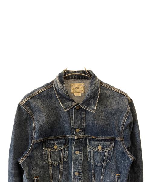 POLO RALPH LAUREN（ポロ・ラルフローレン）POLO RALPH LAUREN (ポロ・ラルフローレン) POLO RALPH LAUREN　デニムジャケット インディゴ サイズ:Lの古着・服飾アイテム