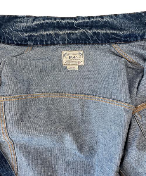 POLO RALPH LAUREN（ポロ・ラルフローレン）POLO RALPH LAUREN (ポロ・ラルフローレン) POLO RALPH LAUREN　デニムジャケット インディゴ サイズ:Lの古着・服飾アイテム