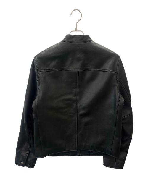 COACH（コーチ）COACH (コーチ) COACH　シングルライダースジャケット ブラック サイズ:Mの古着・服飾アイテム