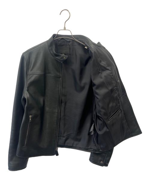 COACH（コーチ）COACH (コーチ) COACH　シングルライダースジャケット ブラック サイズ:Mの古着・服飾アイテム
