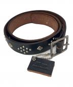 htc×Ron Hermanエイチティーシー×ロンハーマン）の古着「HTC×Ron Herman スタッズベルト」｜ブラック