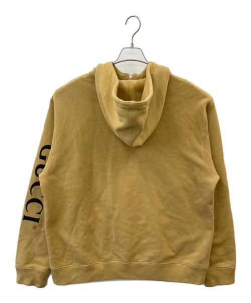 GUCCI（グッチ）GUCCI (グッチ) GUCCI  ハーフジップパーカー ベージュ サイズ:Lの古着・服飾アイテム