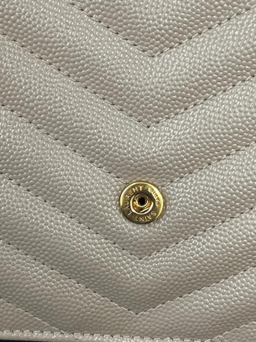 Saint Laurent Paris（サンローランパリ）Saint Laurent Paris (サンローランパリ) Saint Laurent Paris　チェーンショルダーバッグ ベージュの古着・服飾アイテム