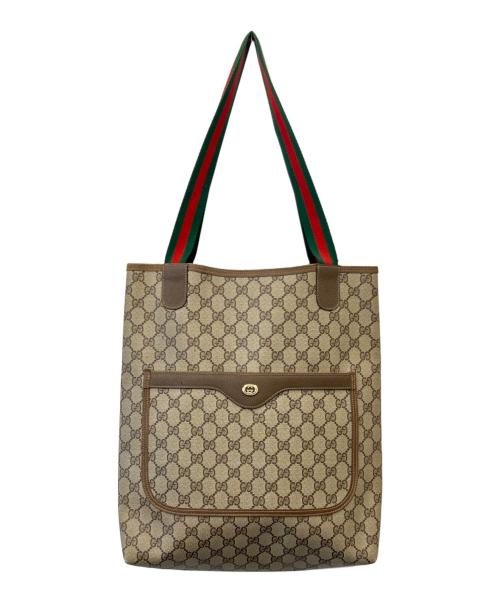 GUCCI（グッチ）GUCCI (グッチ) GUCCI　シェリーライン GGプラス　トートバッグの古着・服飾アイテム