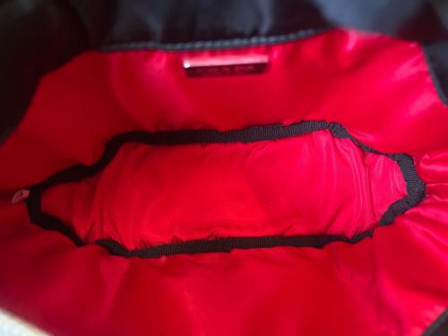 PRADA（プラダ）PRADA (プラダ) PRADA  TESSUTO POCKET  2WAYバッグ ブラック×レッドの古着・服飾アイテム