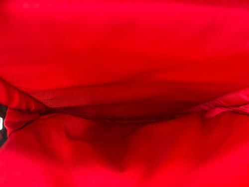 PRADA（プラダ）PRADA (プラダ) PRADA  TESSUTO POCKET  2WAYバッグ ブラック×レッドの古着・服飾アイテム