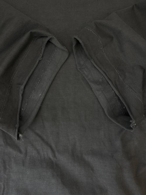 Maison Margiela（メゾンマルジェラ）Maison Margiela (メゾンマルジェラ) Maison Margiela　オーバーサイズカットオフTシャツ グレー サイズ:XLの古着・服飾アイテム