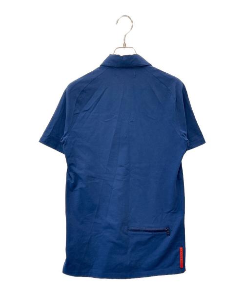 PRADA（プラダ）PRADA (プラダ) PRADA　ポロシャツ ネイビー サイズ:XSの古着・服飾アイテム