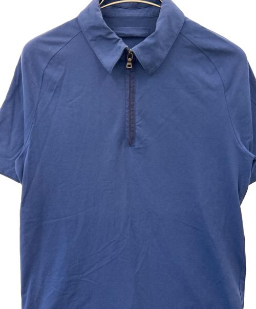 PRADA（プラダ）PRADA (プラダ) PRADA　ポロシャツ ネイビー サイズ:XSの古着・服飾アイテム