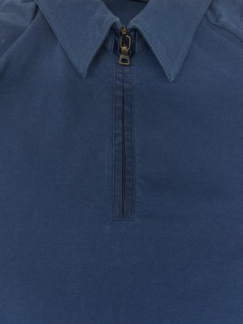 PRADA（プラダ）PRADA (プラダ) PRADA　ポロシャツ ネイビー サイズ:XSの古着・服飾アイテム