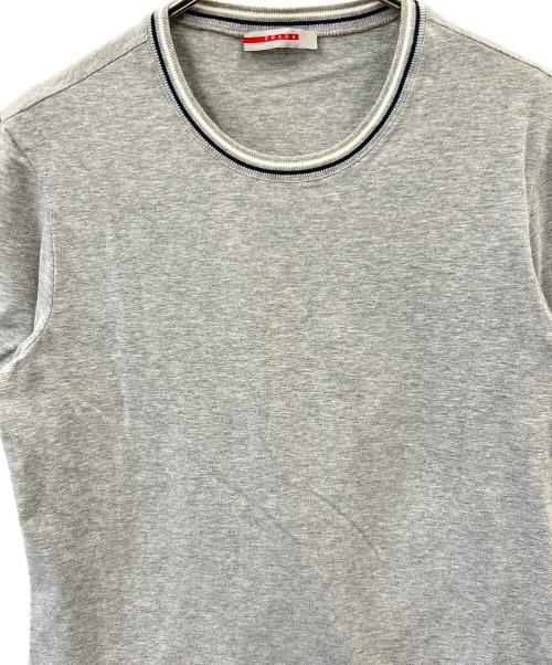 PRADA（プラダ）PRADA (プラダ) PRADA　半袖カットソー グレー サイズ:Ｓの古着・服飾アイテム