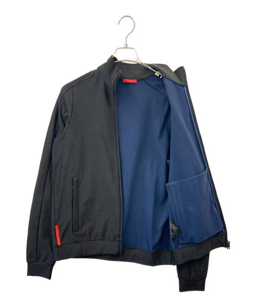 PRADA（プラダ）PRADA (プラダ) PRADA　SJC303 KPN　トラックジャケット ブラック サイズ:Ｓの古着・服飾アイテム