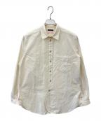 FRANK LEDERフランクリーダー）の古着「FRANK LEDER ベッドリネンシャツ」｜アイボリー