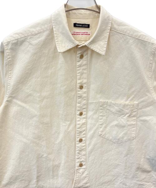 FRANK LEDER（フランクリーダー）FRANK LEDER (フランクリーダー) FRANK LEDER ベッドリネンシャツ アイボリー サイズ:Ｍの古着・服飾アイテム