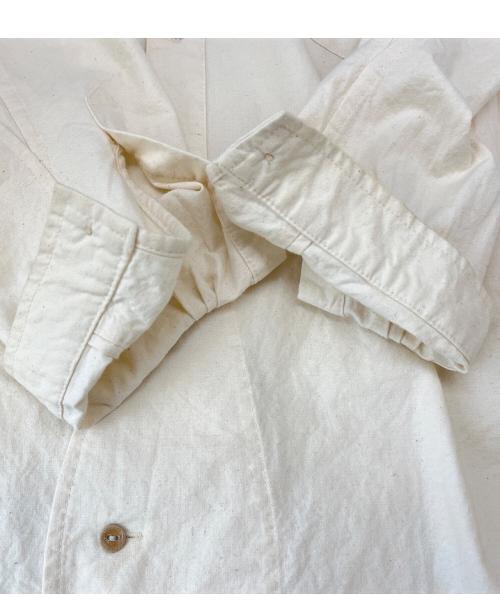 FRANK LEDER（フランクリーダー）FRANK LEDER (フランクリーダー) FRANK LEDER ベッドリネンシャツ アイボリー サイズ:Ｍの古着・服飾アイテム