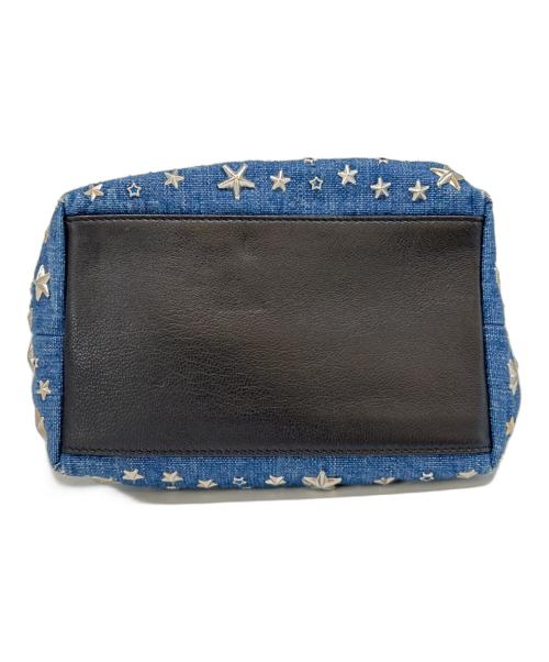 JIMMY CHOO（ジミーチュウ）JIMMY CHOO (ジミーチュウ) JIMMY CHOO　ショルダーバッグ ブラック×ブルーの古着・服飾アイテム