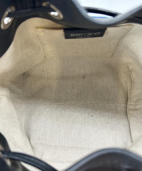 JIMMY CHOO（ジミーチュウ）JIMMY CHOO (ジミーチュウ) JIMMY CHOO　ショルダーバッグ ブラック×ブルーの古着・服飾アイテム