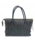 MIU MIU (ミュウミュウ) MIU MIU　マテラッセ　ハンドバッグ ブラック：25000円