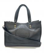 COACHコーチ）の古着「COACH 　デンプシー キャリーオール ウィズ パッチ 　2WAYバッグ」｜ブラック