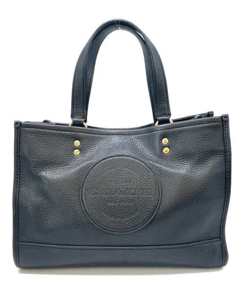COACH（コーチ）COACH (コーチ) COACH 　デンプシー キャリーオール ウィズ パッチ 　2WAYバッグ ブラックの古着・服飾アイテム