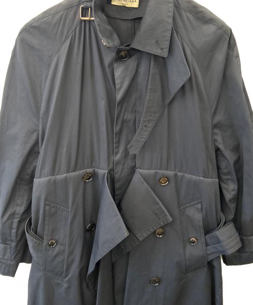 BALENCIAGA（バレンシアガ）BALENCIAGA (バレンシアガ) BALENCIAGA　ランウェイトレンチコート ブラック サイズ:38の古着・服飾アイテム