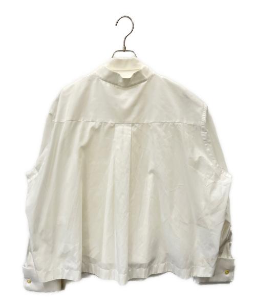 sacai（サカイ）sacai (サカイ) レイヤードダブルワイドシャツ ホワイト サイズ:３の古着・服飾アイテム