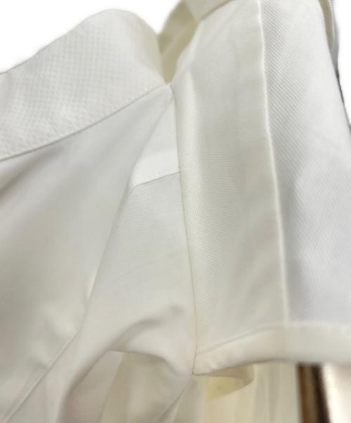 sacai（サカイ）sacai (サカイ) レイヤードダブルワイドシャツ ホワイト サイズ:３の古着・服飾アイテム