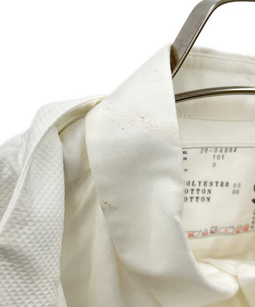 sacai（サカイ）sacai (サカイ) レイヤードダブルワイドシャツ ホワイト サイズ:３の古着・服飾アイテム