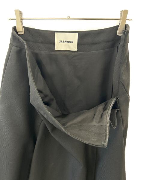 JIL SANDER（ジルサンダー）JIL SANDER (ジルサンダー) JIL SANDER　ロングスカート ブラック サイズ:44の古着・服飾アイテム
