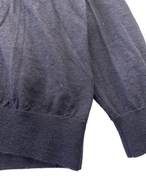 Maison Margiela（メゾンマルジェラ）Maison Margiela (メゾンマルジェラ) Maison Margiela　ニットポロシャツ ネイビー サイズ:Ｓの古着・服飾アイテム