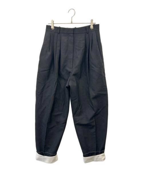 CELINE（セリーヌ）CELINE (セリーヌ) CELINE　フィービー期 モヘア×ウール スラックス パンツ ブラック サイズ:42の古着・服飾アイテム