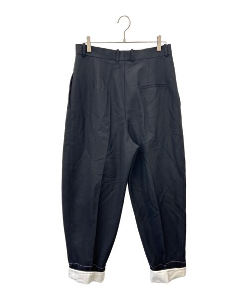 CELINE（セリーヌ）CELINE (セリーヌ) CELINE　フィービー期 モヘア×ウール スラックス パンツ ブラック サイズ:42の古着・服飾アイテム